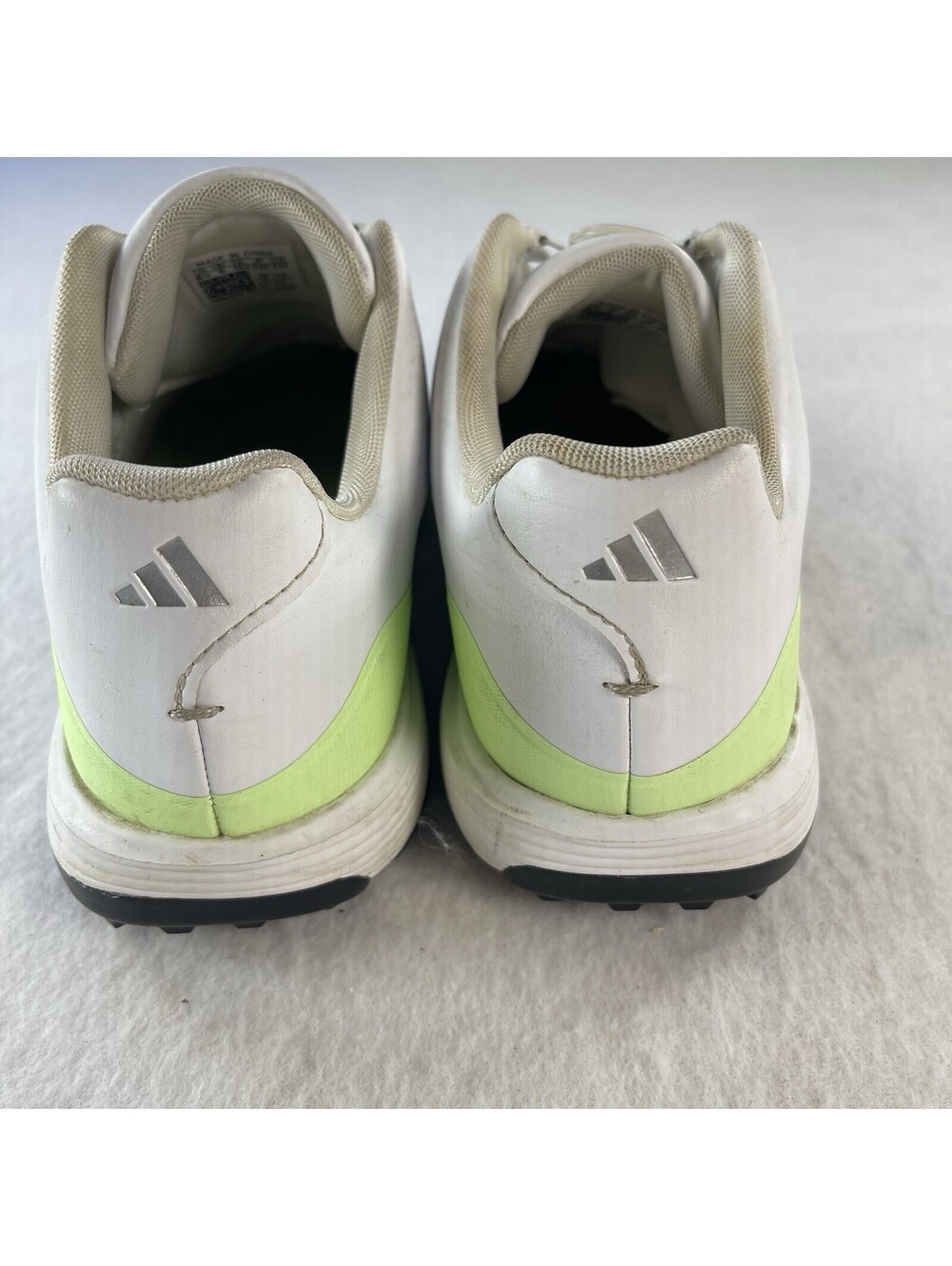 Adidas BOA Men's Spiked Golf Shoes Bounce Leather White/Black Size 6 1/2 - Picture 5 of 11